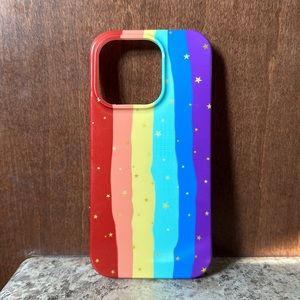 iPhone 14 Pro rainbow snap case